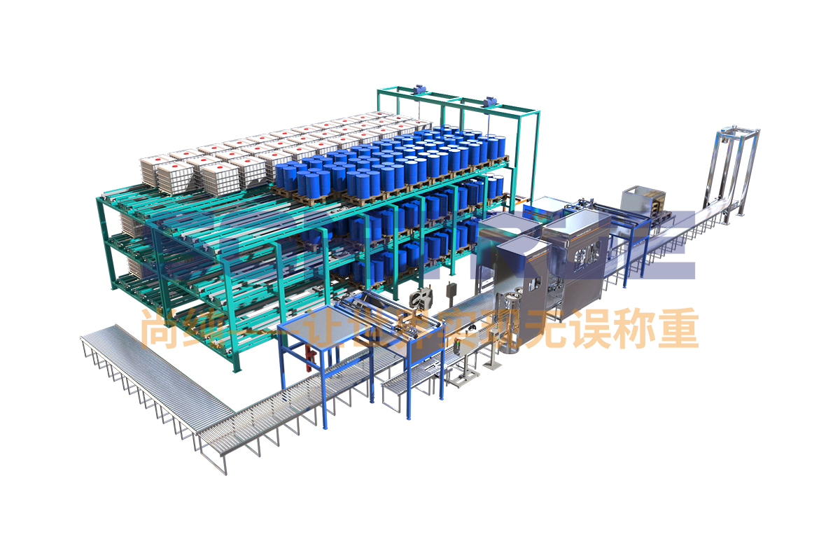 200/IBC 全自动灌装线、桶库